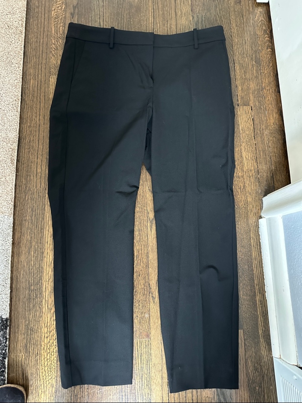 NWT J.Crew Factory Ruby Crop Pant in Black; Size 14